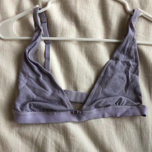 Small Lilac Pointelle SKIMS Bralette